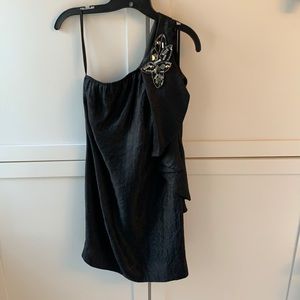 Aqua Mini One Shoulder Dress